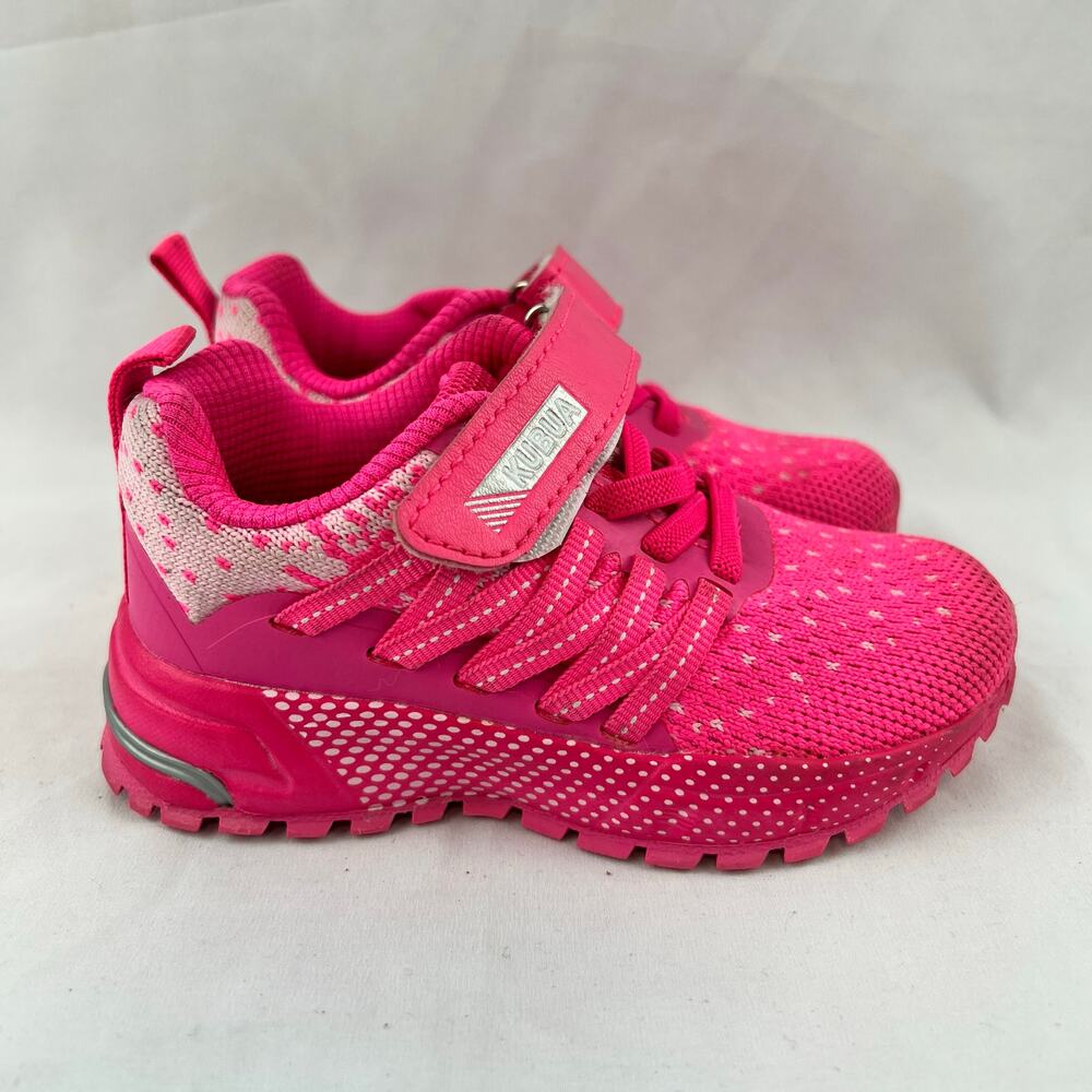 Kubua Barbiecore Pink Girls Sneakers Polka Dot Kidcore Y2K Athleisure EU26 US9